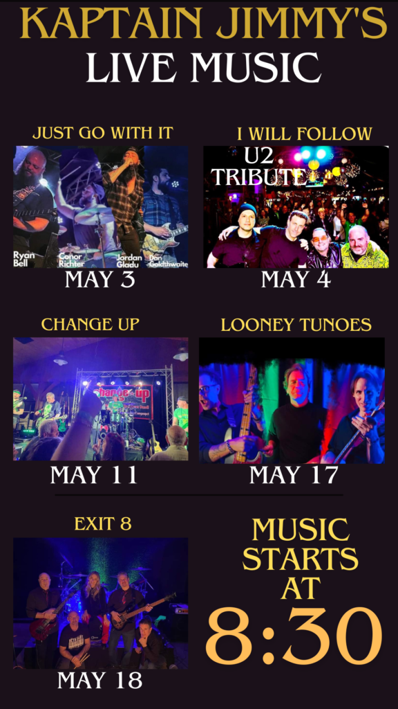 Bands Playing in May